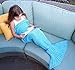 Mermaid Tail Blanket for women Teen and Kids, Made with Fine Crochet Material, Soft and Comfortable for All Season Sleeping Blanket
