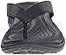 crocs Women's Capri V Shimmer W Flip-Flop, Black, 7 M US