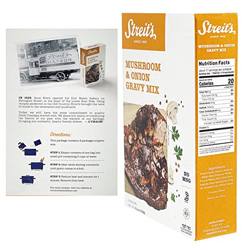 Gravy Mix, Pantry Staple, NoMSG, Kosher for Passover, 4.2 Oz (Mushroom Gravy, Single) Pricepulse