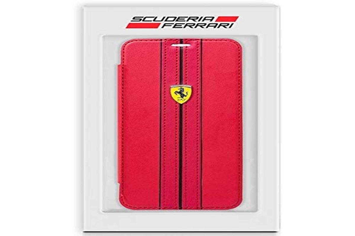 Ferrari URGEMOVIL Funda Flip Cover for Samsung G960 Galaxy S9 Licencia Rojo black