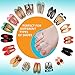 Toe Separators Hammer Toe Straightener - 4-Pack Pinky Toe Toe Spacers - Gel Spreader - Correct Crooked Toes - Bunion Corrector and Bunion Relief - Pads for Overlapping, Hallux Valgus, Yoga - Small