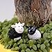 10pcs Miniature Small Sheep Dollhouse Bonsai Garden Landscape Decoration