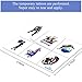 Video Game Party Favors - Temporary Tattoos for Boys Birthday - 60 Tattoos Pack of 10 Sheets - Valentines Day Gift for Kids