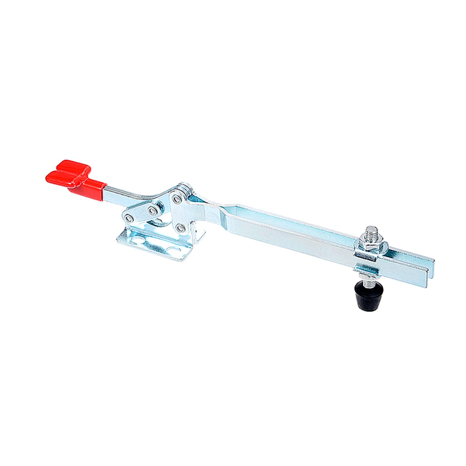 CoCud Toggle Clamp, GH-22185 550Lbs Holding Capacity, Horizontal Quick Release Down Clamp Duty with Rubber Pressure Tip - (Applications: for Woodworking)