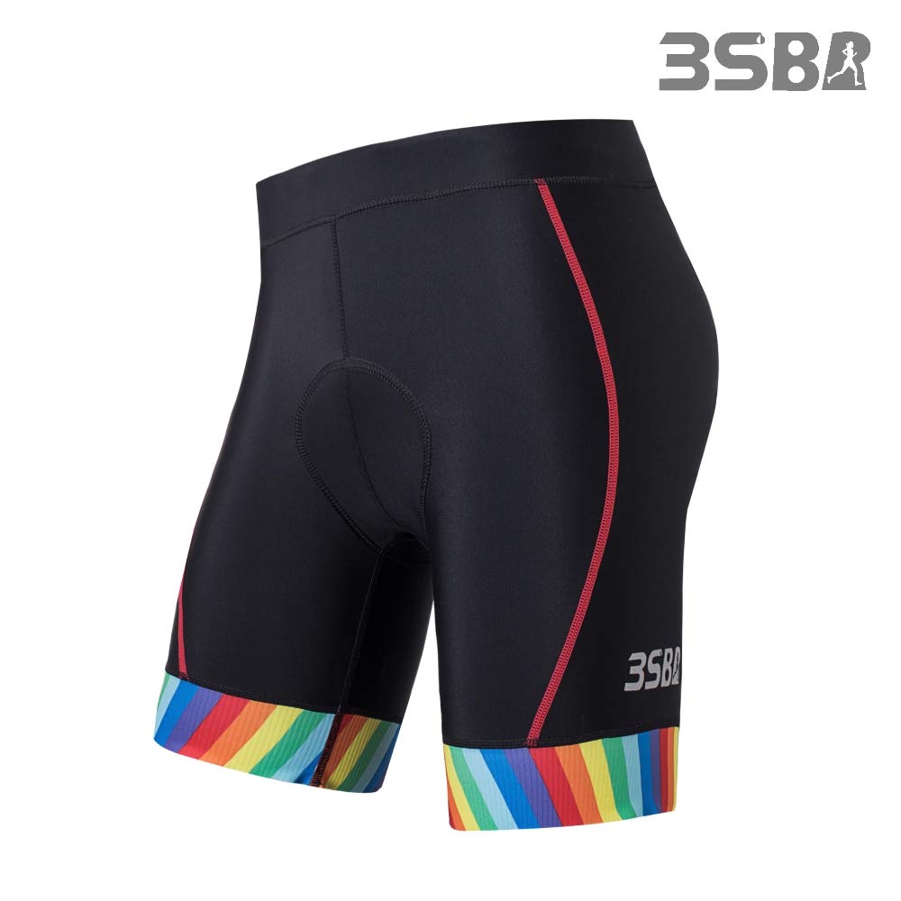 3sb Triathlon Shorts Womens Tri Shorts Padded Cycling Shorts With Red Butterfly High Waist Bicycle Riding Pants Perfect For Training Black