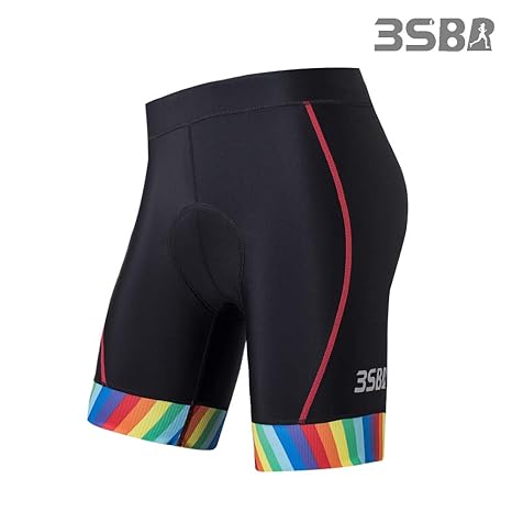 3sb Triathlon Shorts Womens Tri Shorts Padded Cycling Shorts With Red Butterfly High Waist Bicycle Riding Pants Perfect For Training Black