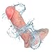 Hyper Realistic Ultra Soft Silicone Dildo Lifelike Vein Superior Penis Dual Layer Liquid Silicone Bendable Penis with Suction Cup Adult Sex Massage Masturbation Toys for Women 7 inch (Natural Flesh)
