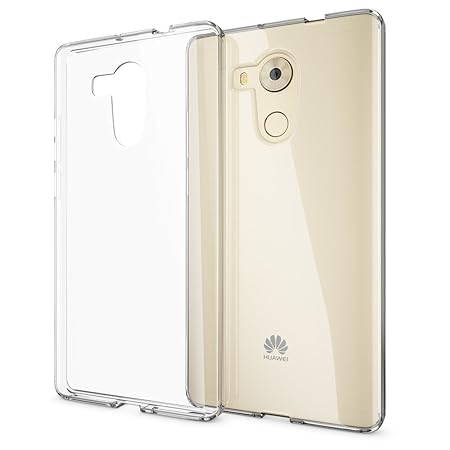 NALIA Handyhülle kompatibel mit Huawei Mate 8, Ultra-Slim Silikon Case Cover Dünn Crystal Schutz-Hülle, Etui Handy-Tasche Sch