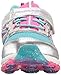 Skechers Kids Girls' Skech-Air Ultra-Bity Bubbles Running Shoe, Silver/Pink/Blue, 8 M US Toddler