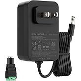 BTF-LIGHTING 24V 2A 48W Power Supply Adapter ETL Listed 100-240V AC to 24V DC Converter Class 2 Power Supply, 5.5x2.1mm Jack for Low Voltage LED Strip Lights, CCTV, Router, Electronics