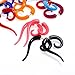 BODYA 14x Fake Tapers Acrylic Ear Gauge Spiral Question Earrings Studs Wild Tribe Faux Tapers 16G 7 Pairs