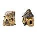 8 Pieces Fairy Garden Accessories Miniature Fairy Garden Stone House for Miniature Garden Ornaments Dollhouse Decor (Random color)