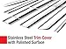 Made In USA! Works With 2014-2018 Silverado/Sierra Crew Cab Body Side Molding Trim 1 1/8'' 4PC