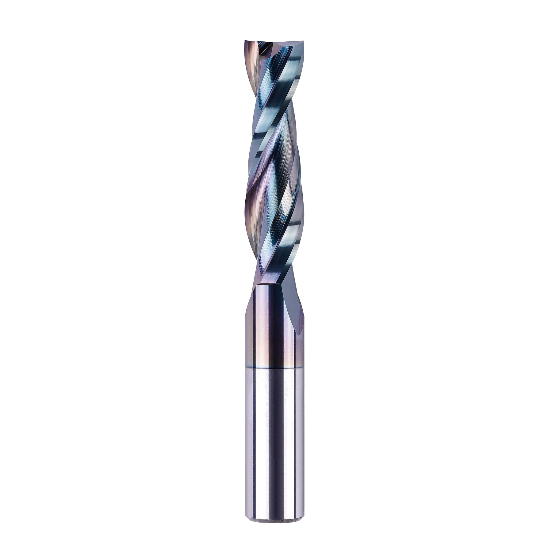 SpeTool Spiral Router Bit Upcut, Solid Carbide with TAC Coating, 1/2 Inch Shank, 1/2 Inch Cutting Diameter, 2 Inch Cutting Length, 4 Inch Total Length