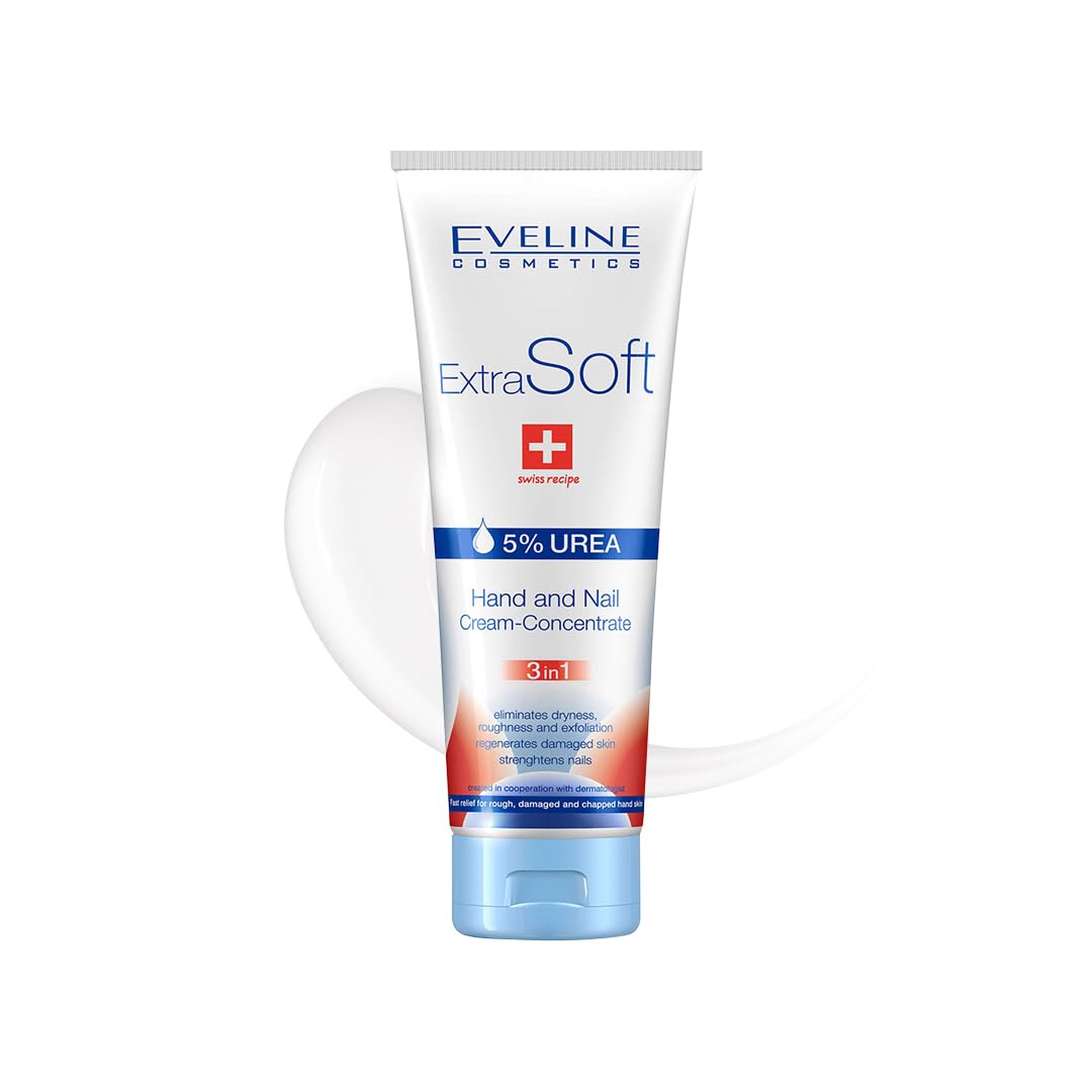Eveline Cosmetics Extra Soft Hand and Nail Cream Concentrate 100 ml 5% Urea Avocado Oil