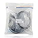 Cable Matters 10Gbps 5-Pack Snagless Shielded Cat 6A Ethernet Cable - 7ft, Cat 6A Cable, Cat6A Cord, Ethernet Cord, Black