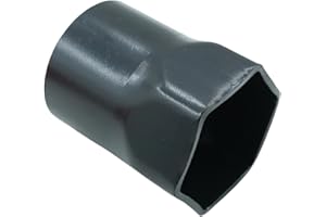 RoloTippi 2-1/2-Inch 6 Point Wheel Bearing Locknut Socket, 3/4-Inch Drive, for Axle Nut Socket, Remove and Install Wheel Bearing Nuts, Carbon Steel, Powder-Coated (2-1/2" 6PT, 3/4" Drive)