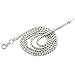 Sterling Silver ROUND BOX Chain Necklace 2mm Medium Thin Nickel Free Italy, sizes 16 - 30 inch