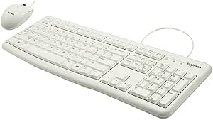 Amazon.com: White Keyboard Mouse Combo, Mouse USB Wired Keyboard Mouse Set, Wired Keyboard and 