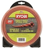 Ryobi AC04148 .095" x 110' Heavy Duty Spiral Twisted Trimmer Line for Cordless Gas Strimmers