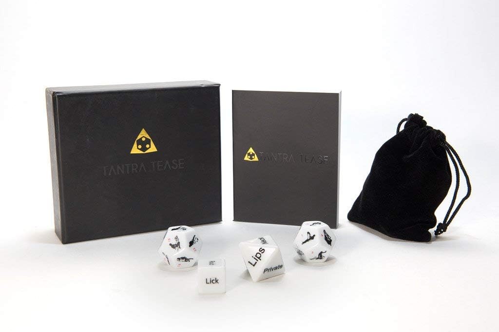 4 pcs Funny Romantic Role Playing Dice Novelty Bar Dice Party Supplies for Newlyweds Wedding Bachelor Party Toys