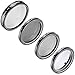 Neewer 4 Pieces Multi-Coated Protection Lens Filter Kit for Yuneec Quadcopter Typhoon Q500 4K, Typhoon H, Includes: Ultraviolet Filter, Circular Polarizer Filter, Neutral Density ND 4 / ND 8 Filter