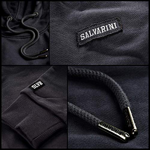 A-Salvarini-Herren-Sweat-Kapuzenpullover-Hoodie-Kapuze-Sweater-AS295