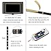 Bias Lighting (78in/2m), Searik RGB LED Light Strip Kit TV Backlight Flexible Waterproof USB Strips with 17 Keys RF Remote Controller for TV Background, HDTV, Flat Screen