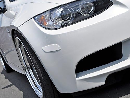 AutoTecknic BMW M3 (E90/E92/E93) ALPINE WHITE Painted Front Bumper Reflectors