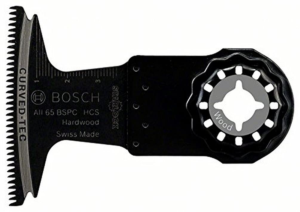 Bosch Professional 5x HCS Plunge Cutting Saw Blade AII 65 BSPC (for Hardwood, 40 x 65 mm, Accessory Multitool)