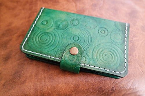 Handmade Cow Leather Samsung Galaxy Note 3 Case/samsung galaxy note3 Cover/wallet/Custom Made Geer Wheel Design