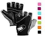 RIMSports Weight Lifting Gloves for Gym - Gym Gloves w/Washable - Ideal Rowing Gloves, Workout Gloves, Training Gloves, Support Gloves - Premium Gloves for Lifting Weights Gray L