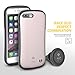 iPhone 7 Plus Case and Car Holder, iFace [Duo Series] 2in1 Rugged Protective Hard Case with Magnetic Air Vent Car Mount Kickstand For Apple iPhone 7 Plus (2016) - Rose Gold