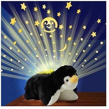 Amazon Com Pillow Pets Dream Lites Playful Penguin 11 Toys