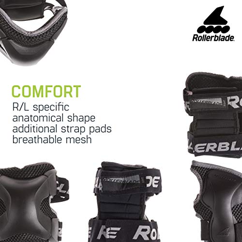 Rollerblade X Gear 3 Pack Protective Gear, Knee Pads, Elbow Pads and