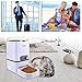 Iseebiz Automatic Pet Feeder, Cat Dog Food Dispenser 6 Liter Hopper with Voice Recorder, Timer Programmable, Portion Control, Food Dispense Remind, IR Detect, 4 Meals a Day for Medium Large Cats Dogs