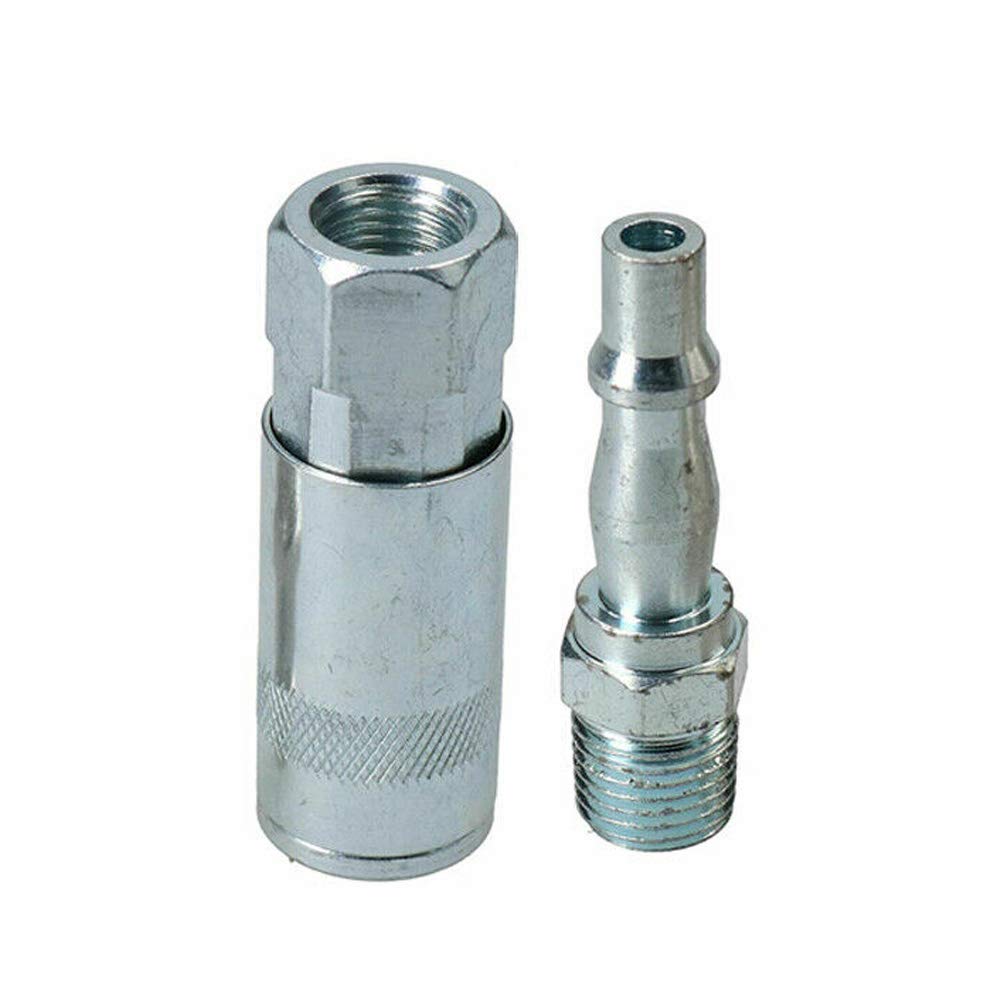 Air Fitting Convertor, 1/4" Male PCL to Female Euro Quick Release Airline Hose Adapter for Air Compressors