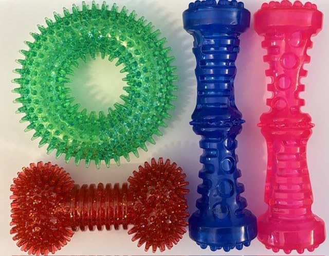 Webbox Squeaky Dog Toys Variety Pack (Pack of 4)