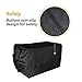 Autvivid Trunk Organizer Cargo Storage Waterproof Heavy Duty Storage Bin with 4 Side Pockets Oxford Cloth Caddy Storage for SUV Car Truck Travel Vocation Trip Camping Household (Black)