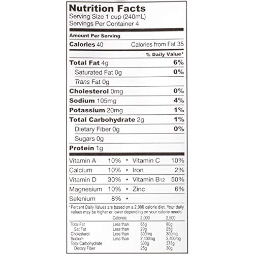 So Delicious Dairy Free Cashewmilk Beverage Unsweetened Vanilla 32 oz (Pack of 6), Dairy Soy Coconut and Almond Alternative Unsweetened Vanilla Milk Drink, Shelf-Stable Aseptic Packaging