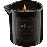 MELONY Massage Oil Candle for Pure Relaxation- 8.1 oz- Moisturizing Essential Oil Body Massage Candle for Home Spa- Amazing G