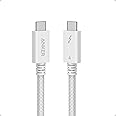 Anker Prime Thunderbolt 4 Cable, 3.3 ft USB C to USB C Cable, 240W Charging, 40Gbps Data Transfer, Supports 8K/4K Displays, for iPhone 16 Series, MacBook Air, iPad, Samsung (Thunderbolt 4-Certified)