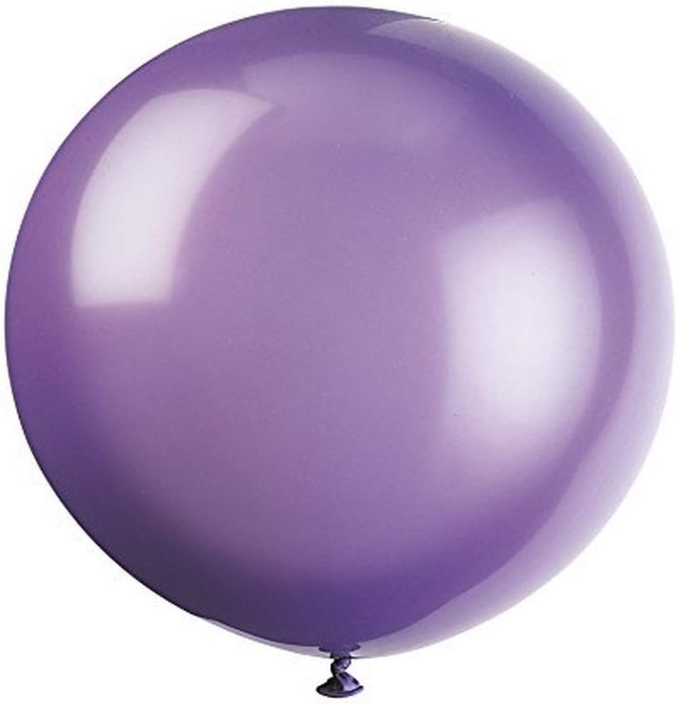 36'' Giant Latex Midnight Purple Balloons, 6ct Kitchen