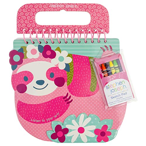 Stephen Joseph Shaped Sketch Pad, Sloth