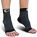 Plantar Fasciitis Sock with Arch Support for Men & Women - BEST Ankle Compression Socks for Foot and Heel Pain Relief - Better than Night Splint Brace, Orthotics, Inserts, Insoles (XXL, Black)