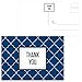 60 Postcards - Modern Thank You - 6 Different Patterns and Colors