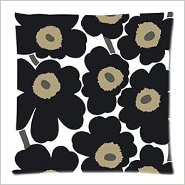 Marimekko Unikko Custom Pillow Cases Cushion Cover Pillowcase