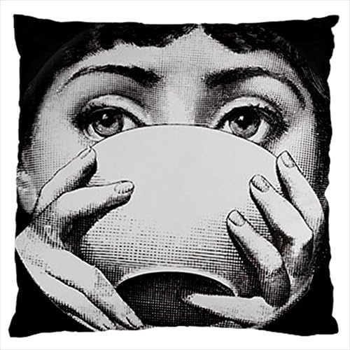 Womens Fornasetti Plates large Two Sided HOT Cushion Case