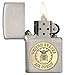 Zippo United States Air Force Emblem Pocket Lighter, Brushed Chrome