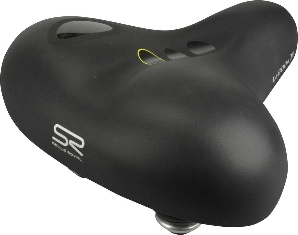 Selle Royal Adult Elastomer Gel Touring Saddle, Black, One Size
